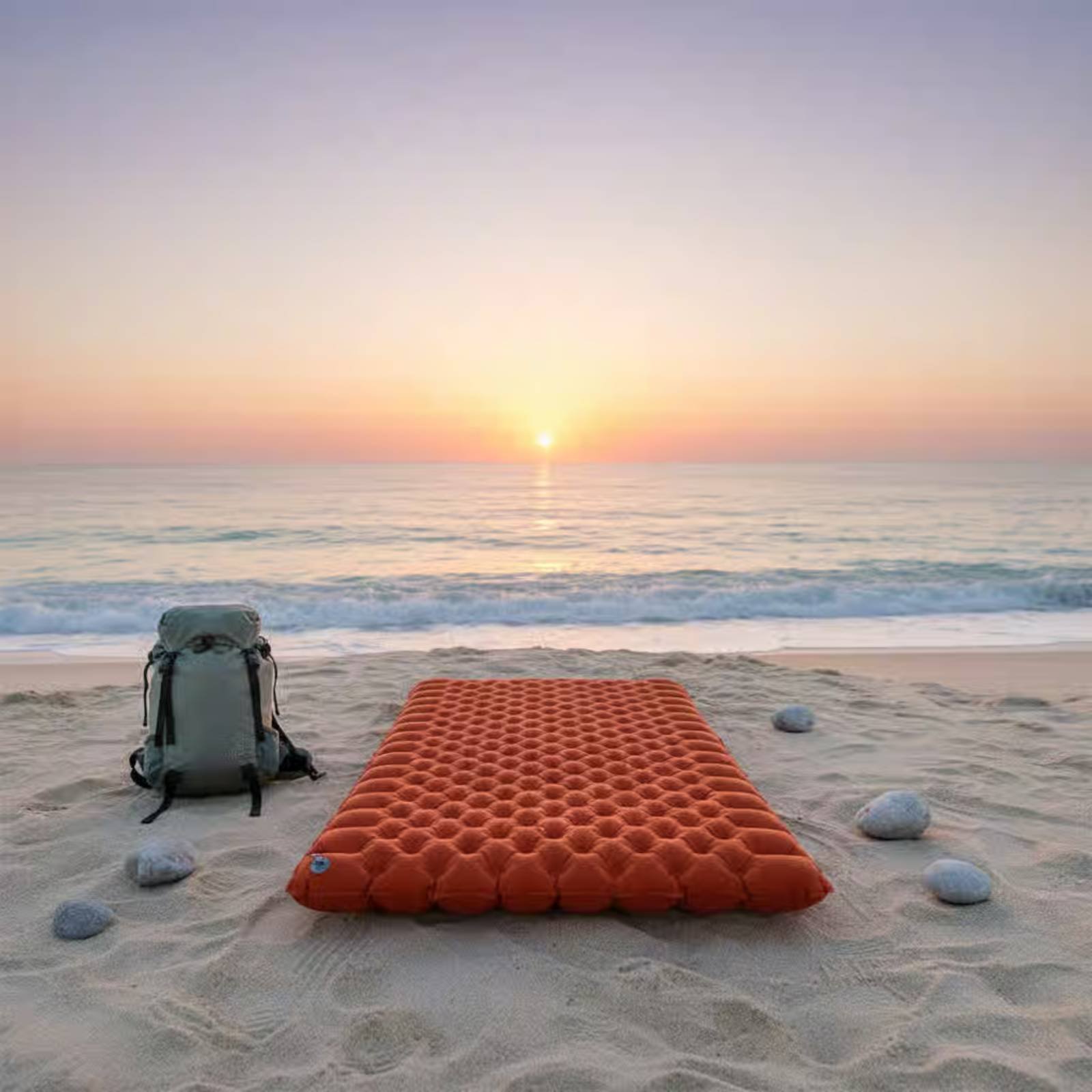 فراش تخييم قابل للنفخ من الناي - مراجعة Outdoor Camping Mat Waterproof وسعره