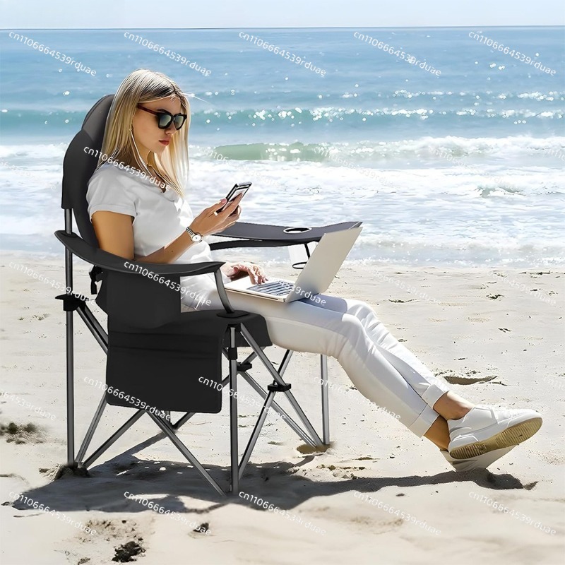 كرسي قابل للطي للتخييم في الهو - مراجعة Outdoor Oversized Camping Chair وسعره