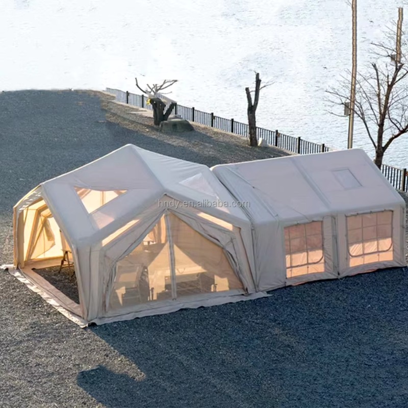 خيمة كابينة هوائية كبيرة قابلة - مراجعة Outdoor Camping Inflatable Tent وسعره