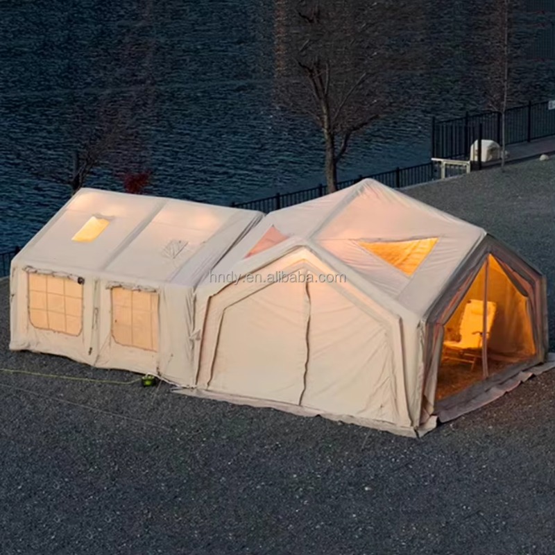 خيمة كابينة هوائية كبيرة قابلة - مراجعة Outdoor Camping Inflatable Tent وسعره