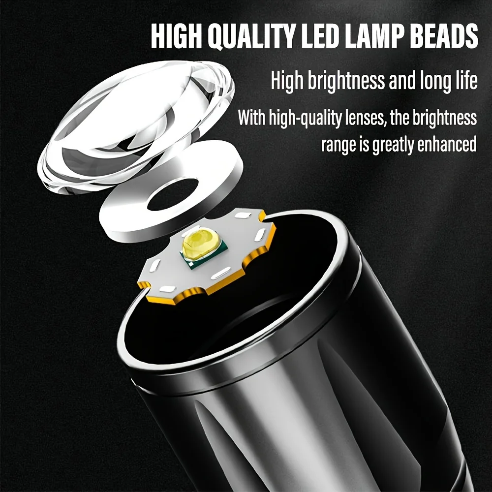 مصباح يدوي LED صغير مع كشاف CO - مراجعة Outdoor Camping Lantern وسعره
