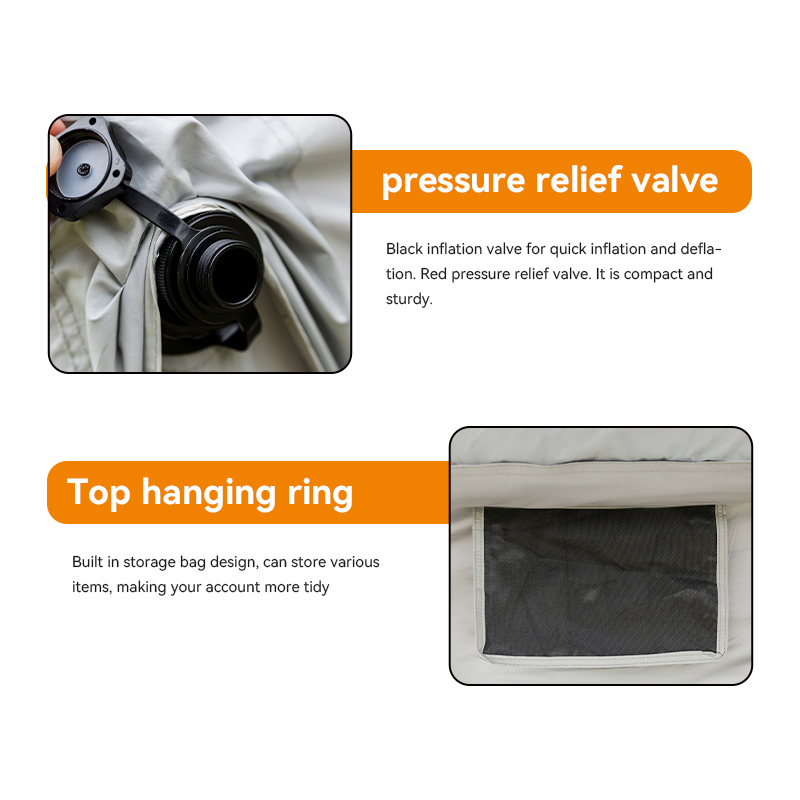 خيمة تخييم خارجية جديدة قابلة  - مراجعة Outdoor Camping Inflatable Tent وسعره