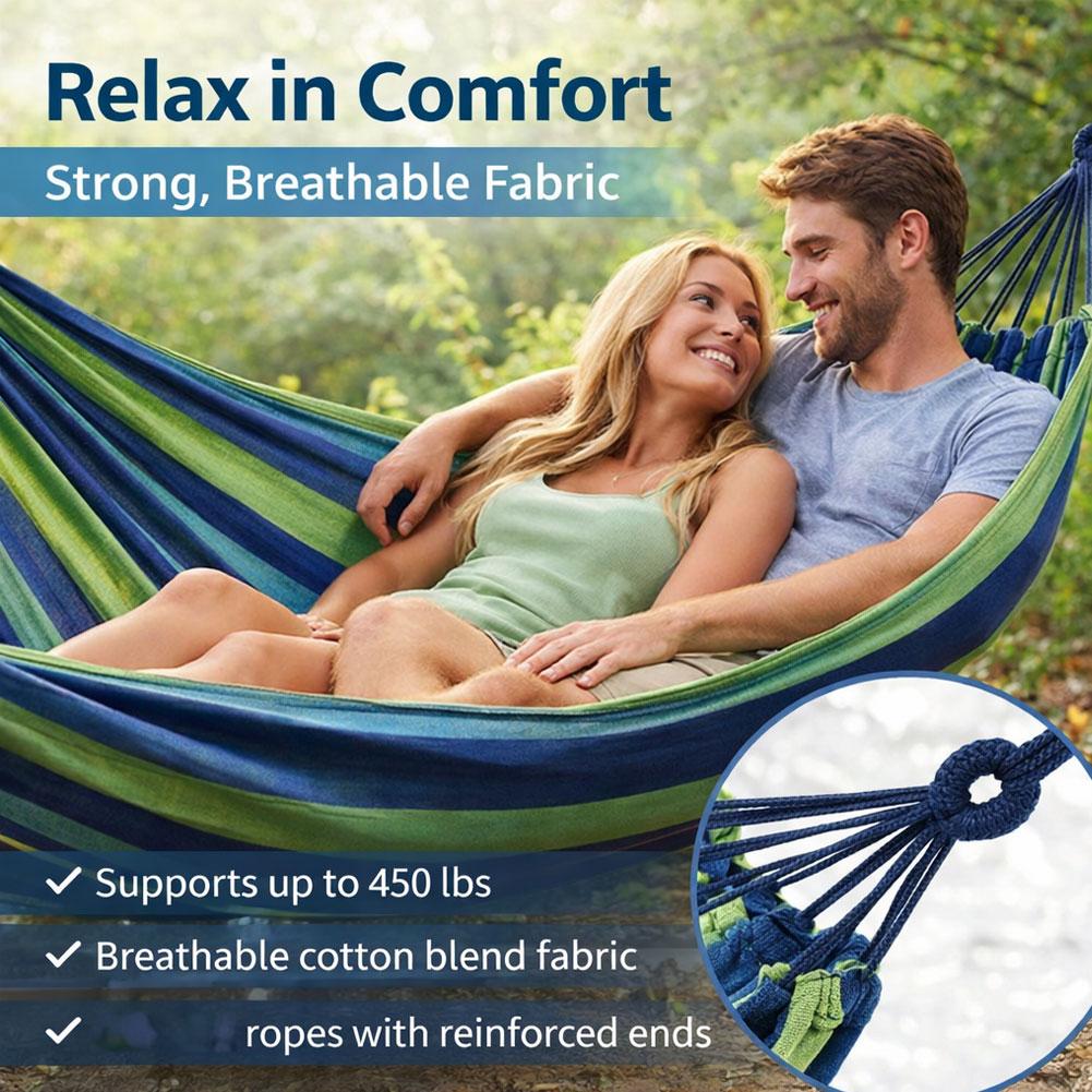 أرجوحة خارجية محمولة للتخييم،  - مراجعة Outdoor Camping Hammock وسعره