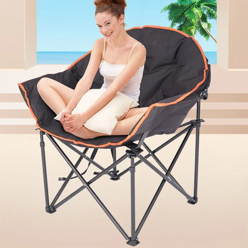 كرسي قمر فاخر كبير الحجم قابل  - مراجعة Outdoor Oversized Camping Chair وسعره