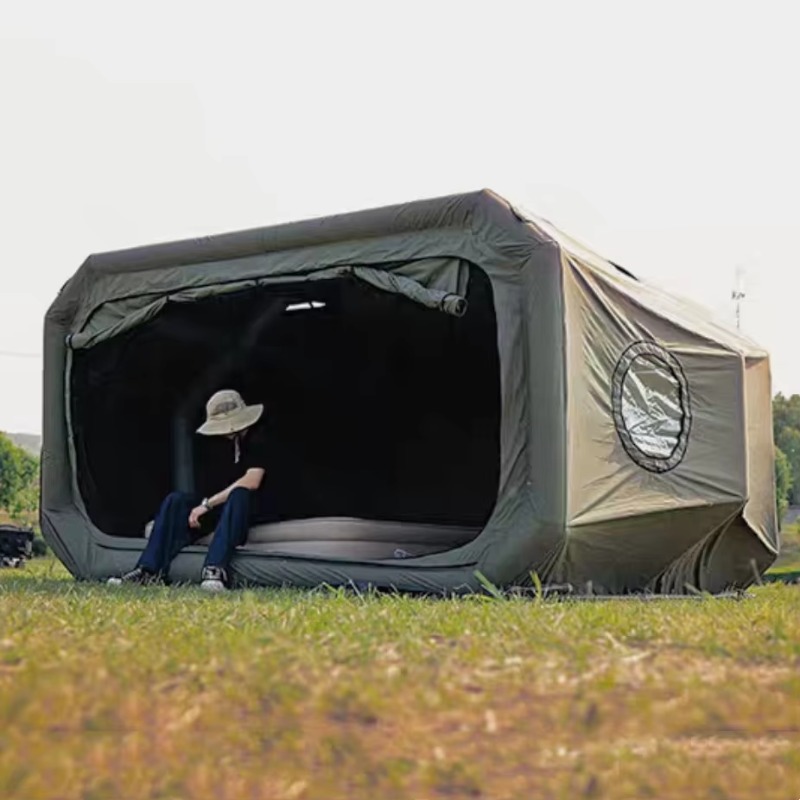أحدث خيمة تخييم بإطار هوائي لع - مراجعة Outdoor Camping Inflatable Tent وسعره