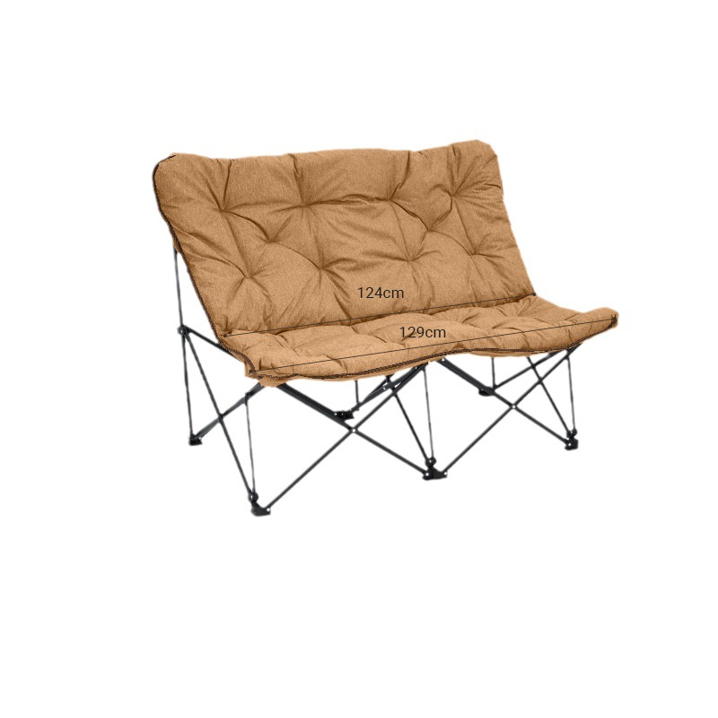 كرسي تخييم مزدوج قابل للطي كبي - مراجعة Outdoor Oversized Camping Chair وسعره