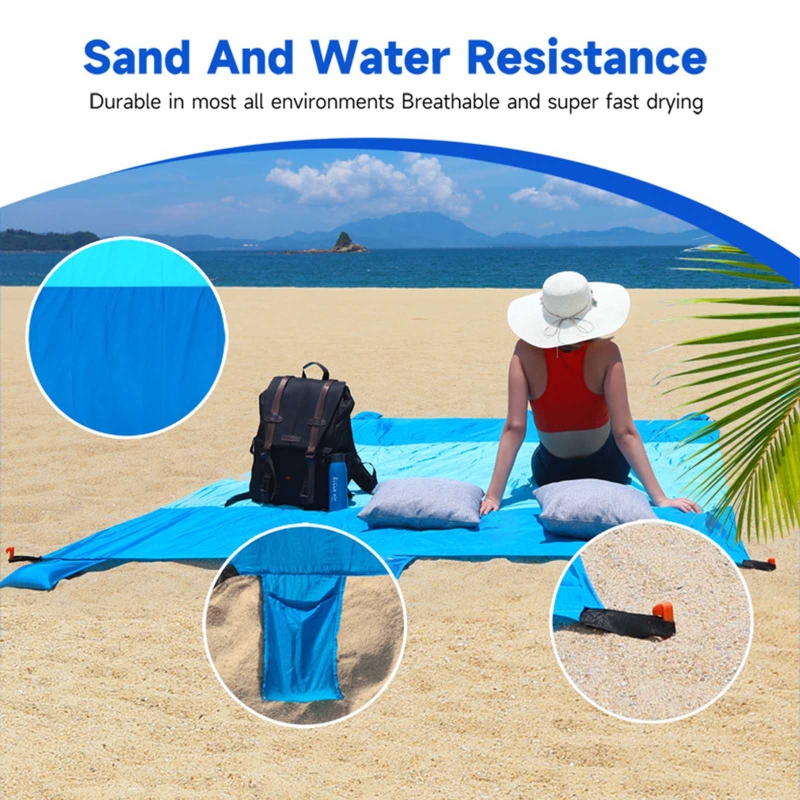 الرمال الحرة الرمال بطانية الش - مراجعة Outdoor Camping Mat Waterproof وسعره