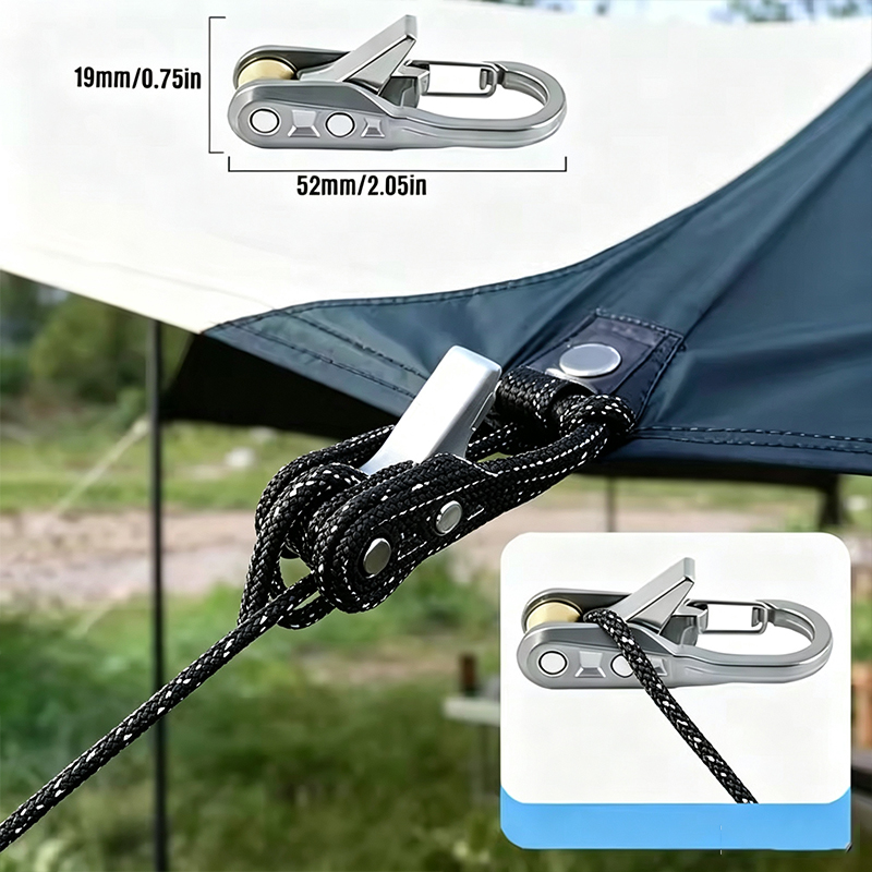 أداة شد الحبال 3-15 قطعة، شداد - مراجعة Outdoor Camping Tarp وسعره