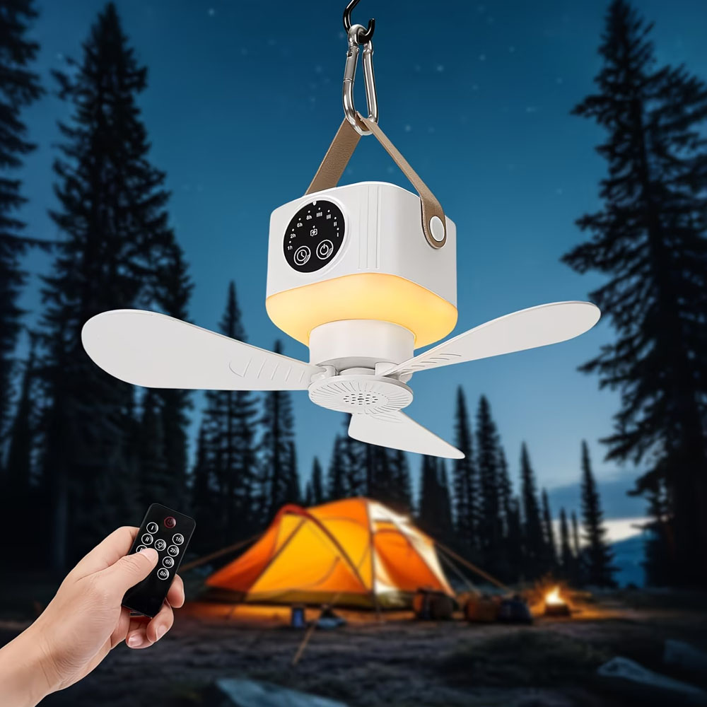 مروحة سقف محمولة مع إضاءة، بطا - مراجعة Outdoor Camping Gazebo وسعره