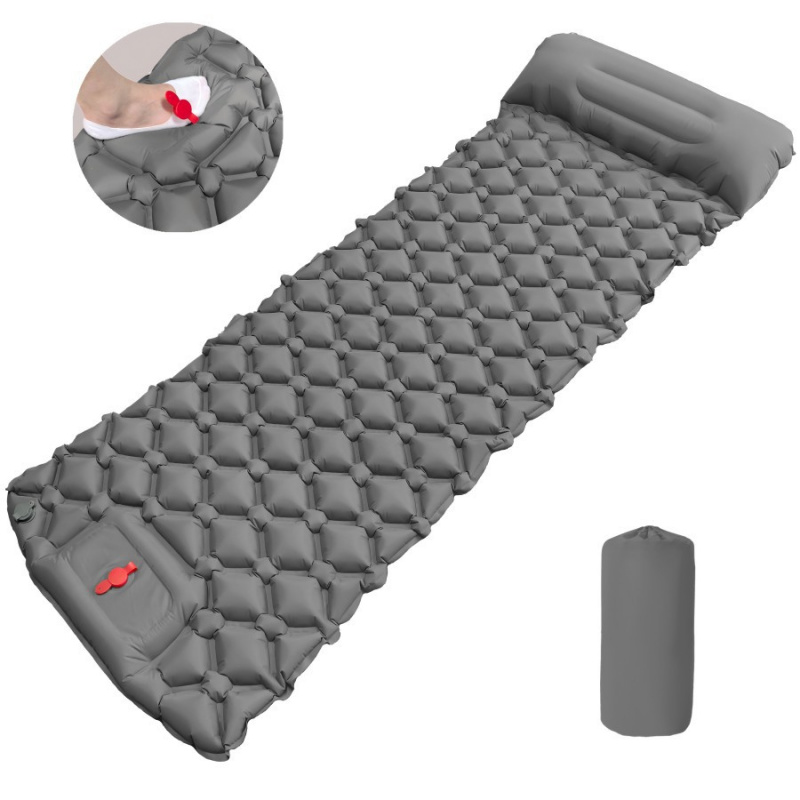 فراش هوائي قابل للنفخ للتخييم  - مراجعة Outdoor Inflatable Camping Tent With Air Pump وسعره