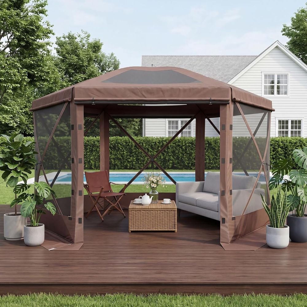 خيمة 1212 تي-أب، جازيبو سداسي  - مراجعة Outdoor Camping Gazebo وسعره