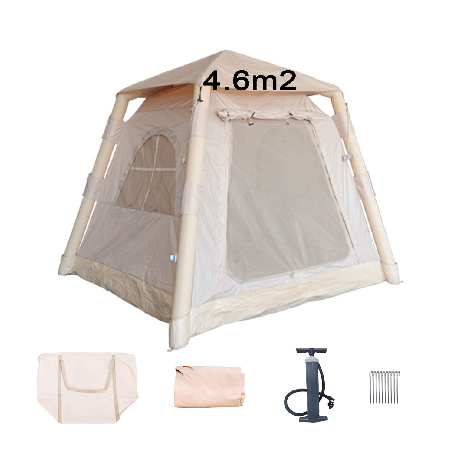 خيمة قابلة للنفخ خفيفة الوزن ب - مراجعة Outdoor Camping Inflatable Tent وسعره