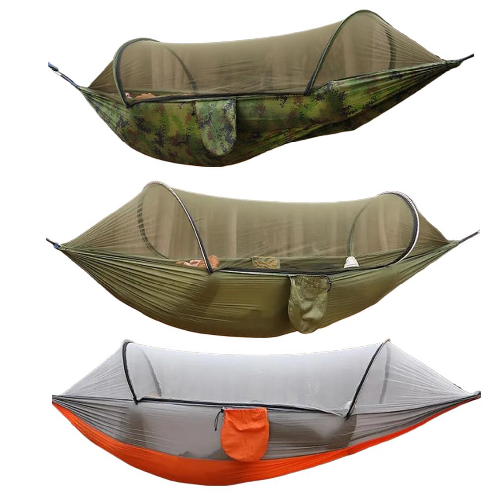 أرجوحة سريعة التركيب تلقائيًا  - مراجعة Outdoor Camping Hammock وسعره
