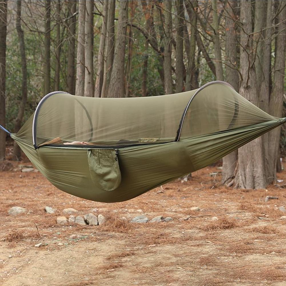 أرجوحة سريعة التركيب تلقائيًا  - مراجعة Outdoor Camping Hammock وسعره