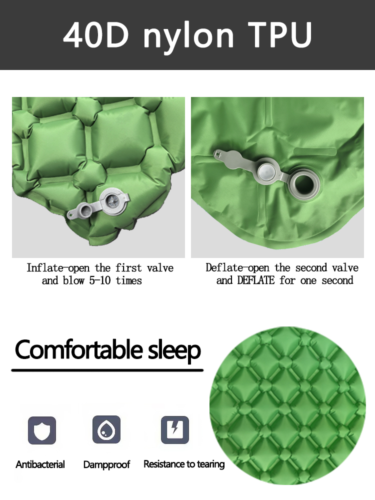 فراش قابل للنفخ للتخييم، سرير  - مراجعة Outdoor Camping Inflatable Tent وسعره
