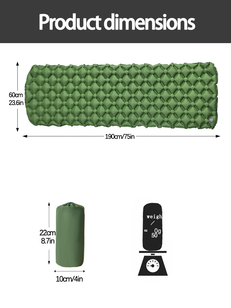 فراش قابل للنفخ للتخييم، سرير  - مراجعة Outdoor Camping Inflatable Tent وسعره